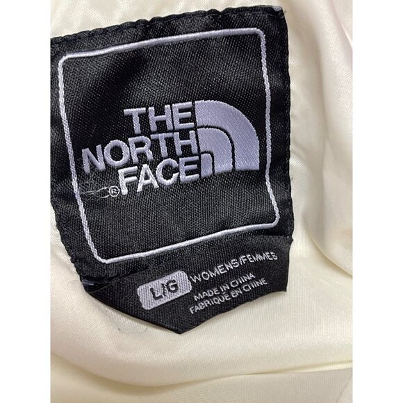 The North Face White Hyvent Hooded Outer Jacket Women's Size Large Pockets - Picture 8 of 10